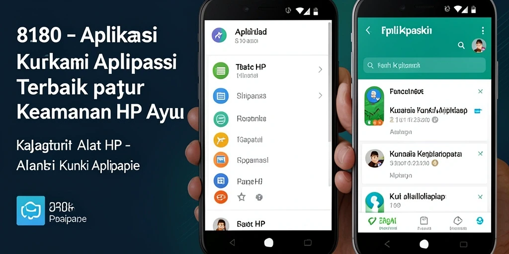 Tampilan antarmuka aplikasi Kunci Aplikasi yang sederhana dan intuitif.