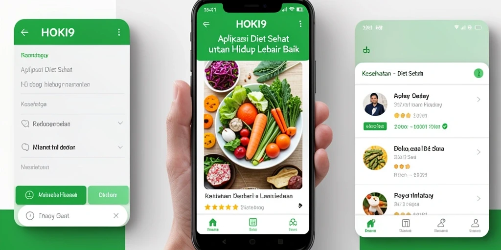 Antarmuka HOKI9 yang menarik dan fungsional untuk Diet Sehat.