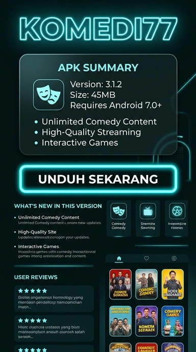 Unduh dan Instal APK komedi77 untuk Android