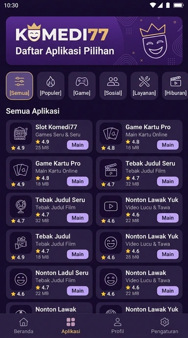 Katalog Aplikasi Populer Terbaik di komedi77 — Unduh Sekarang!
